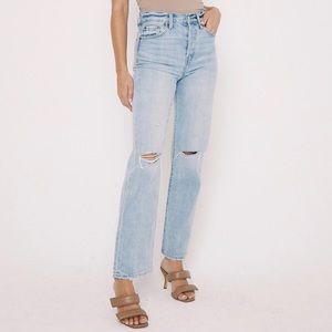 PISTOLA Cassie Super High Rise Straight Jean
